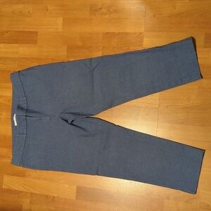 Loft The Riviera size 12 women's straight leg dress pants blue